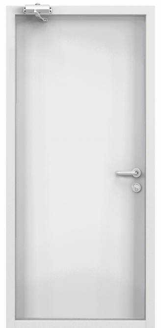 Дверь противопожарная EI 60, Порошково-полимерное покрытие, —, RAL 9016 белый в Оренбурге